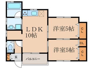 ハイライフハイツ福角の物件間取画像